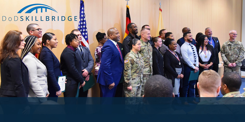 a group of students smile after completing training